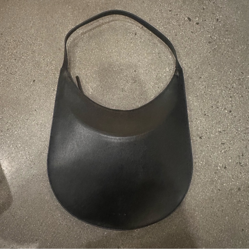 Aesther Ekme Black Leather Shoulder Bag